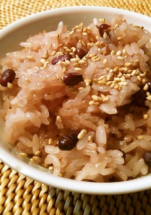 炊飯器deお赤飯♡-レシピのメイン写真