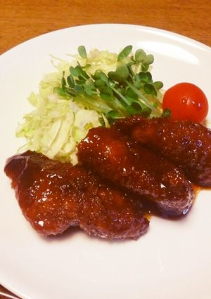 我が家で大人気！鶏ささ身のソースカツ-レシピのメイン写真