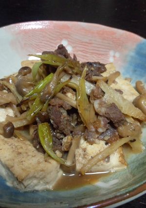 コストコプルコギビーフとしめじで肉豆腐☆-レシピのメイン写真