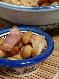 常備菜に!大豆とカリフラワーのこっくり煮-レシピのメイン写真