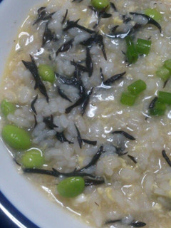 ひじきと枝豆のおじや-レシピのメイン写真