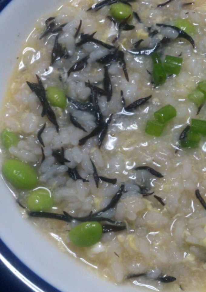 ひじきと枝豆のおじや-レシピのメイン写真