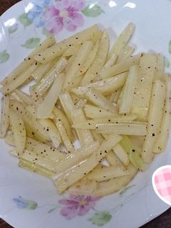 ☆じゃがいもとセロリのさっぱり炒め☆-レシピのメイン写真