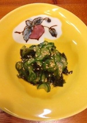 きゅうりとわかめの酢の物-レシピのメイン写真