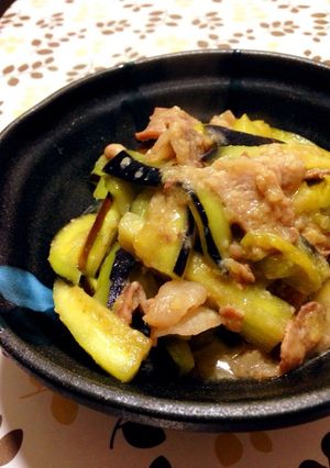 ごはんにあう!なすと豚肉のみそ炒め-レシピのメイン写真