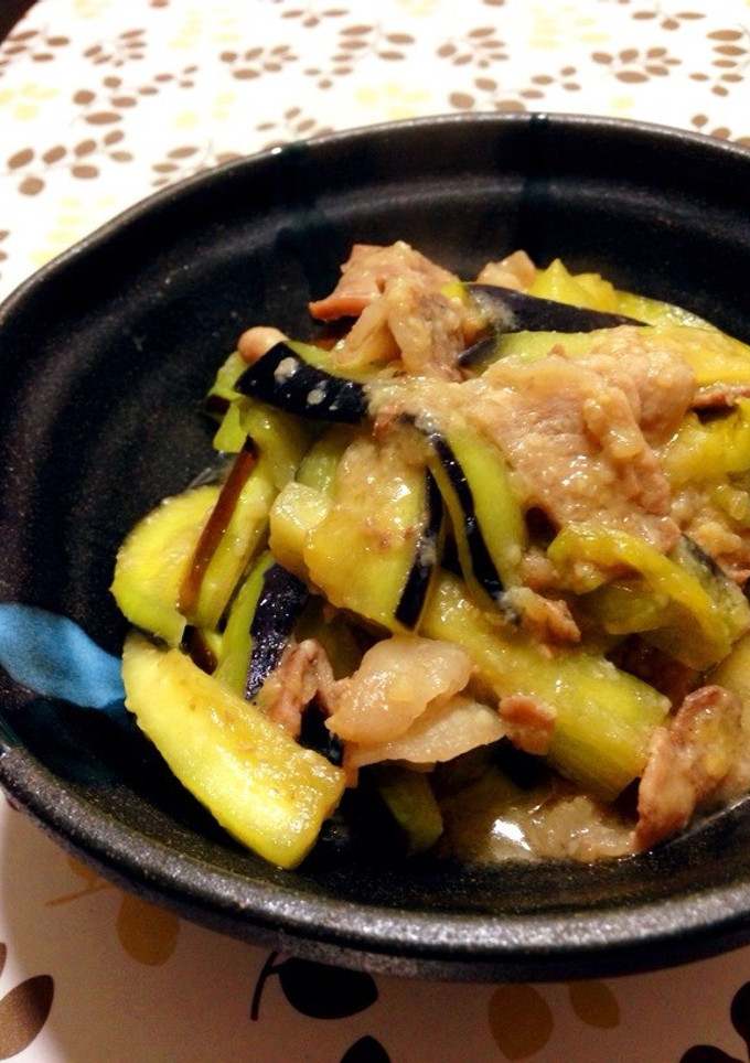 ごはんにあう！なすと豚肉のみそ炒め-レシピのメイン写真