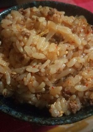挽き肉ともやしのｷﾑﾁご飯-レシピのメイン写真