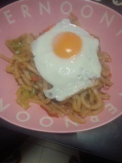 めんつゆマヨ焼きうどん☆-レシピのメイン写真