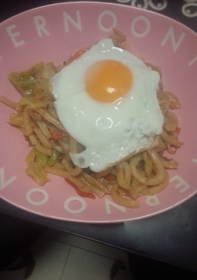めんつゆマヨ焼きうどん☆-レシピのメイン写真