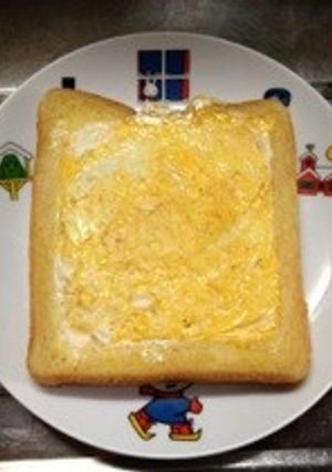食パン一体☆チーたまトースト♬-レシピのメイン写真