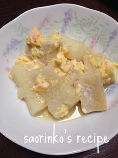 長芋と高野豆腐の卵とじ-レシピのメイン写真
