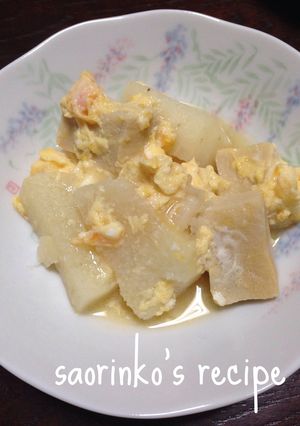長芋と高野豆腐の卵とじ-レシピのメイン写真