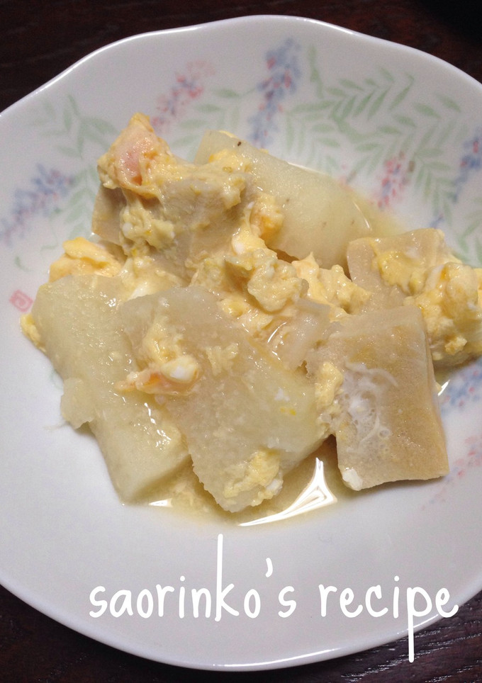 長芋と高野豆腐の卵とじ-レシピのメイン写真