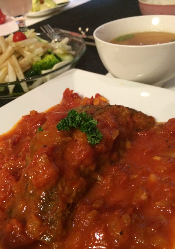 簡単♡カレイのトマト煮-レシピのメイン写真