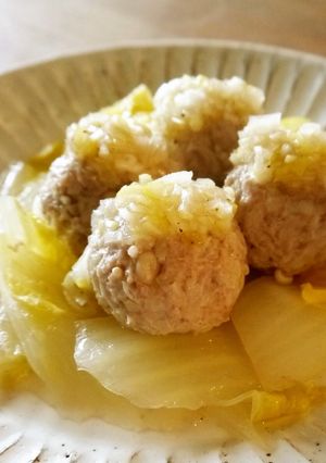 えのき入り肉団子のネギ塩だれ-レシピのメイン写真