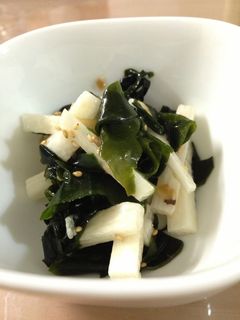 混ぜるだけ✨パパッと長芋とわかめの和え物-レシピのメイン写真