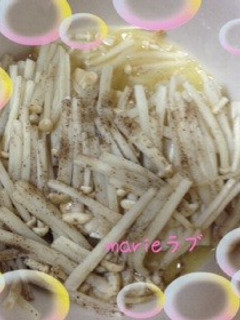 チンするだけ！エノキのおつまみ-レシピのメイン写真