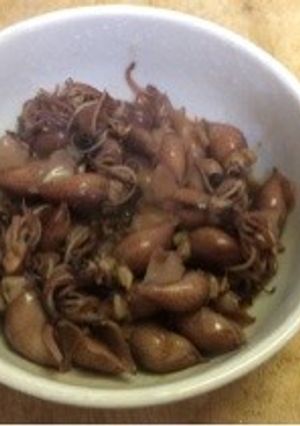 3分で完成ホタルイカの煮物-レシピのメイン写真