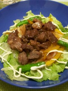 ☆カフェ風簡単ステーキ丼☆-レシピのメイン写真