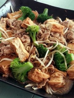 節約■豚ともやしと厚揚げの炒めもの-レシピのメイン写真