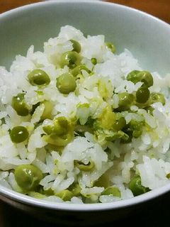 初夏の香りのえんどうご飯-レシピのメイン写真