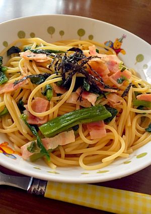 ほうれん草とベーコン☆和風パスタ-レシピのメイン写真