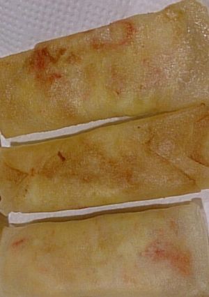 海老とカニカマと味玉の春巻-レシピのメイン写真