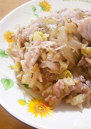 あっさり味☆野菜たっぷり豚の生姜焼き-レシピのメイン写真