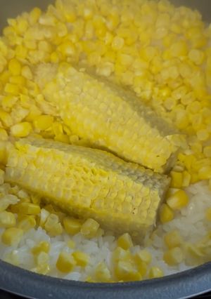 芯も！とうもろこしご飯-レシピのメイン写真