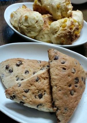 チョコチップスコーン-レシピのメイン写真