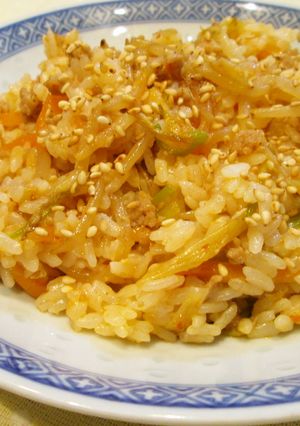 簡単☆豚ミンチで^^;ビビンバ風混ぜご飯-レシピのメイン写真