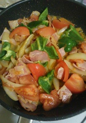 13/気持ちヘルシーな彩り野菜炒め-レシピのメイン写真