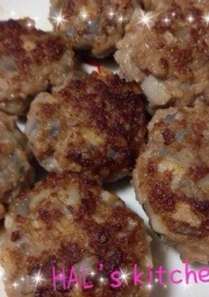 簡単☆レンコンつくねバーグ-レシピのメイン写真