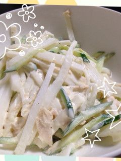 大根とキュウリのサラダ-レシピのメイン写真