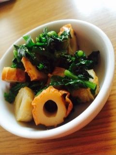 大根葉っぱ 炒め ちくわ-レシピのメイン写真