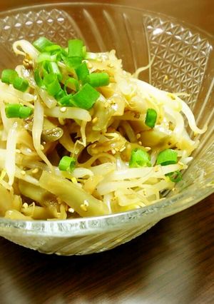 さっぱり＊シンプル＊もやしザーサイ和え-レシピのメイン写真