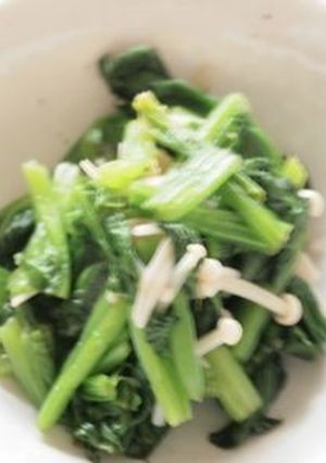 ほうれん草とえのきのレモン醤油和え-レシピのメイン写真