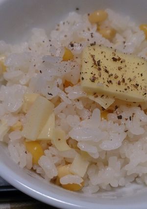 筍とコーンの炊き込みご飯-レシピのメイン写真