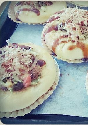 キャベツしゃきしゃき*お好み焼きパン-レシピのメイン写真