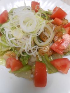 ベビーホタテとレタスのバター炒め-レシピのメイン写真