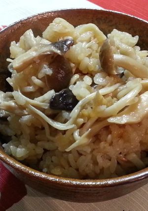 レシピ本不要！簡単きのこご飯-レシピのメイン写真