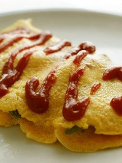 アスパラのチーズオムレツ-レシピのメイン写真