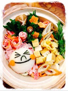 アートみぞれ鍋♡LINEムーンで…-レシピのメイン写真
