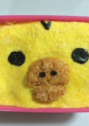 お弁当用に☆簡単キイロイトリのオムライス-レシピのメイン写真