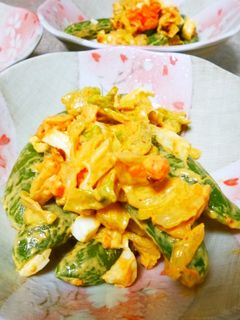 スナップエンドウと春キャベツの和えもの-レシピのメイン写真