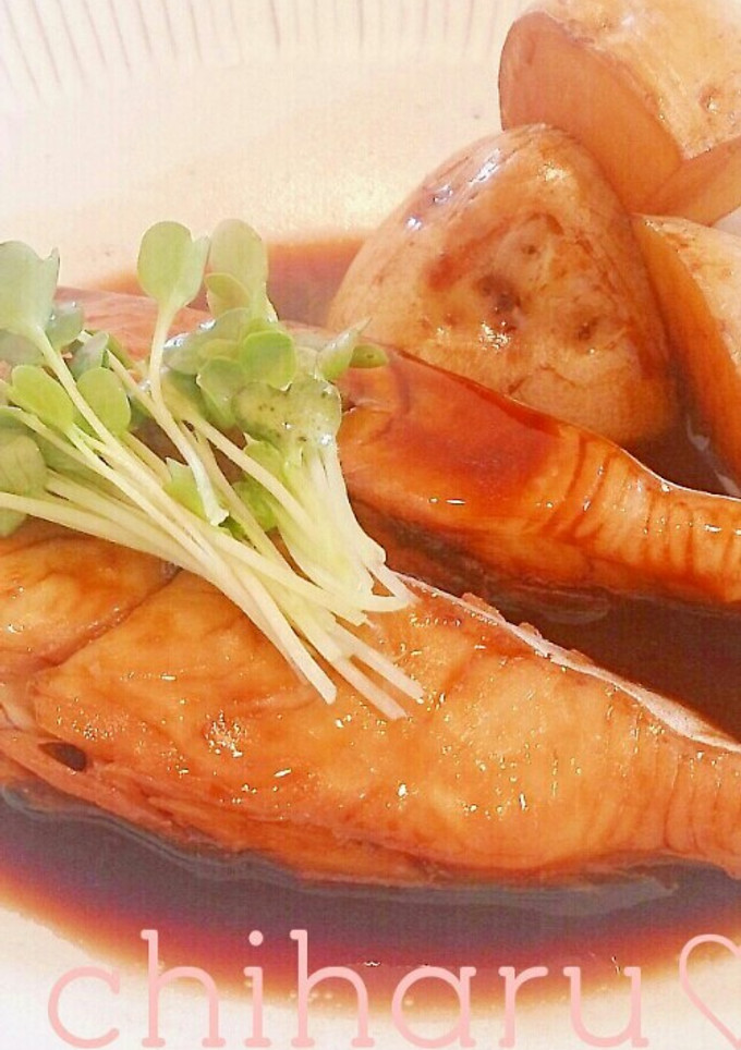 今が旬♥鰆と新じゃがいもの煮付け♥-レシピのメイン写真