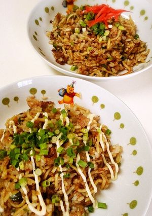簡単！我が家のそばめし-レシピのメイン写真