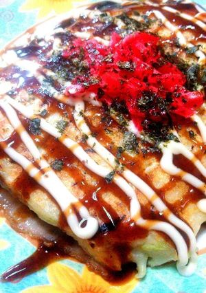 卵不使用！豆腐と山芋のヘルシーお好み焼き-レシピのメイン写真