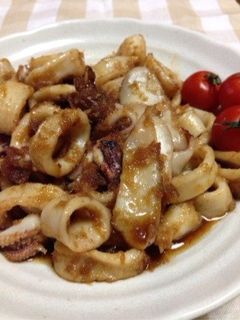 タレがからんだ★イカの生姜焼き-レシピのメイン写真
