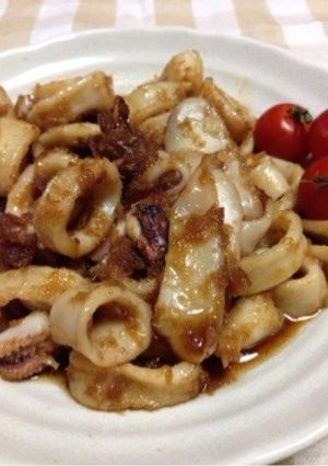 タレがからんだ★イカの生姜焼き-レシピのメイン写真